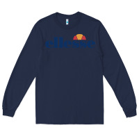 Navy Ellesse Long Sleeve Tee - artisFamous