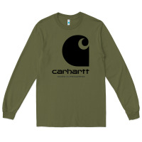 Army Green Carhartt Long Sleeve Tee - artisFamous