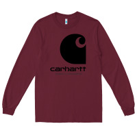 Burgundy Carhartt Long Sleeve Tee - artisFamous