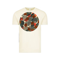 Vintage Arctic african fabric pattern round earrings 5 Vintage Tee - BundleAndBundleShop