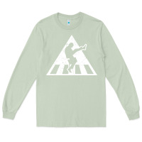 Matcha The Ministry of Silly Walks Distressed Long Sleeve Tee - artisFamous