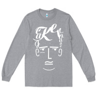 Heather Grey jack kerouac Long Sleeve Tee - artisFamous