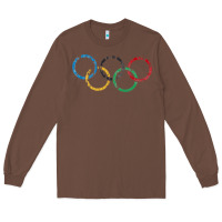Chestnut OLYMPIC RINGS Long Sleeve Tee - artisFamous