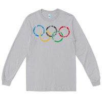 Moon Dust OLYMPIC RINGS Long Sleeve Tee - artisFamous