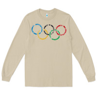 Mushroom OLYMPIC RINGS Long Sleeve Tee - artisFamous