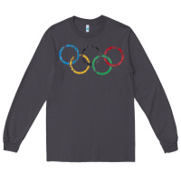 Smoke OLYMPIC RINGS Long Sleeve Tee - artisFamous