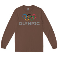 Chestnut OLYMPIC RINGS Long Sleeve Tee - artisFamous