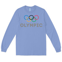 Colony Blue OLYMPIC RINGS Long Sleeve Tee - artisFamous