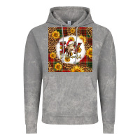 Cloud Rock joy to the world christmas cow Vintage Hoodie - LillyAllenDesigns