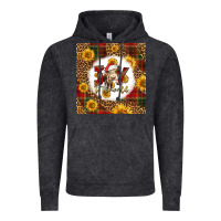 Vintage Black joy to the world christmas cow Vintage Hoodie - LillyAllenDesigns