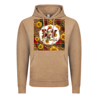 Vintage Coffee joy to the world christmas cow Vintage Hoodie - LillyAllenDesigns