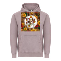 Vintage Zinc joy to the world christmas cow Vintage Hoodie - LillyAllenDesigns