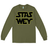 Army Green Stas Wey Long Sleeve Tee - artisFamous