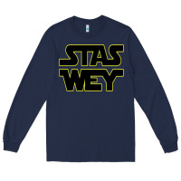 Navy Stas Wey Long Sleeve Tee - artisFamous