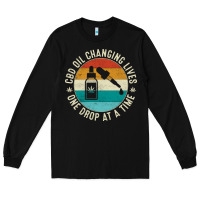 Black CBD Oil Changing Lives Long Sleeve Tee - artisFamous