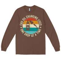 Chestnut CBD Oil Changing Lives Long Sleeve Tee - artisFamous