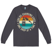Smoke CBD Oil Changing Lives Long Sleeve Tee - artisFamous