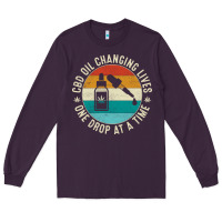 Plum CBD Oil Changing Lives Long Sleeve Tee - artisFamous