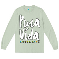 Matcha costa rica pura vida Long Sleeve Tee - artisFamous