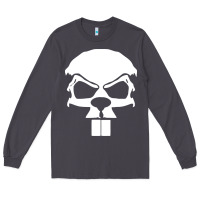 Smoke crazy beaver skull Long Sleeve Tee - artisFamous