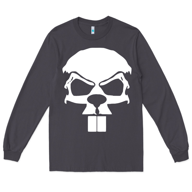 Crazy Beaver Skull Long Sleeve Tee by artisFamous | Teevron