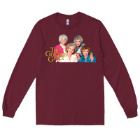 Burgundy The Golden Girls Long Sleeve Tee - artisFamous