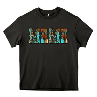 Asphalt Mama Turquoise Tooled Heavy Core Tee - CowCowDesign