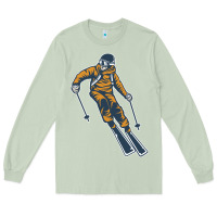 Matcha born to ski Long Sleeve Tee - artisFamous