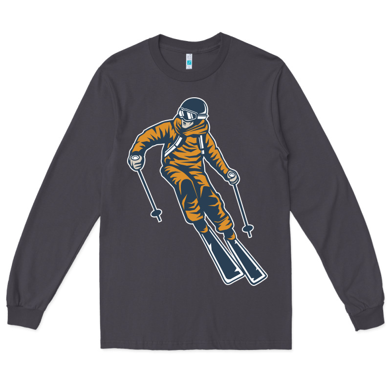 Born To Ski Long Sleeve Tee by artisFamous | Teevron