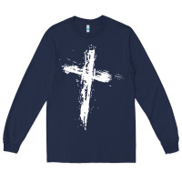 Navy cross Long Sleeve Tee - artisFamous