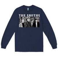 Navy The Smiths Long Sleeve Tee - artisFamous