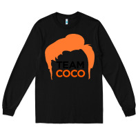 Black Team Coco Long Sleeve Tee - artisFamous