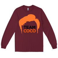 Burgundy Team Coco Long Sleeve Tee - artisFamous