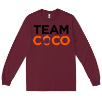 Burgundy Team Coco Long Sleeve Tee - artisFamous