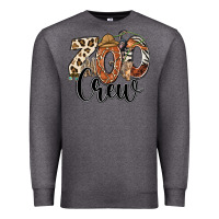 Charcoal Heather zoo crew safari animals Premium Sweatshirt - RanaPortraitStore