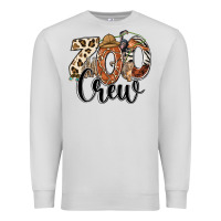 Dove Grey zoo crew safari animals Premium Sweatshirt - RanaPortraitStore
