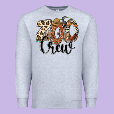 Zoo Crew Safari Animals Premium Sweatshirt Designed By Ranaportraitstore