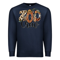 Navy zoo crew safari animals Premium Sweatshirt - RanaPortraitStore