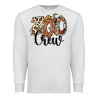 Oatmeal Heather zoo crew safari animals Premium Sweatshirt - RanaPortraitStore