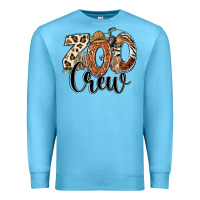Ocean Blue zoo crew safari animals Premium Sweatshirt - RanaPortraitStore