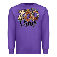 Purple zoo crew safari animals Premium Sweatshirt - RanaPortraitStore