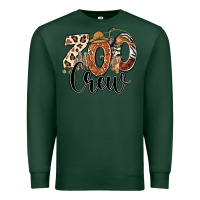 Sports Green zoo crew safari animals Premium Sweatshirt - RanaPortraitStore