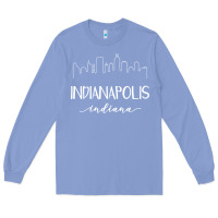 Colony Blue indiana Long Sleeve Tee - artisFamous