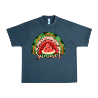 Midnight Navy watermelon summer rainbow Urban Heavy Tee - Jasminsmagicworld