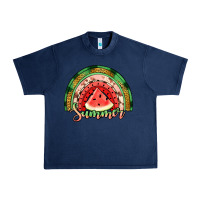 Navy watermelon summer rainbow Urban Heavy Tee - Jasminsmagicworld