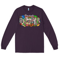 Plum baseball brother Long Sleeve Tee - CowhideDigitalArt