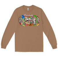 Toasted Coconut baseball brother Long Sleeve Tee - CowhideDigitalArt
