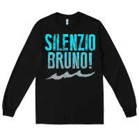 Black luca silenzio bruno! Long Sleeve Tee - artisFamous