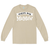 Mushroom World's Best Mamaw Ever Long Sleeve Tee - artisFamous