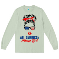 Matcha all american trump girl Long Sleeve Tee - artisFamous